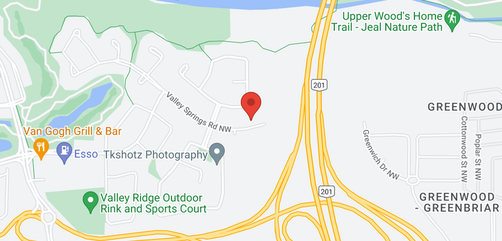map of 10774 VALLEY SPRINGS RD NW